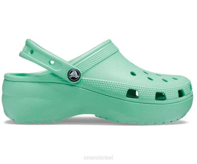 נעליים il Crocs נשים סתימת פלטפורמה קלאסית אבן ירקן 2DZ4100