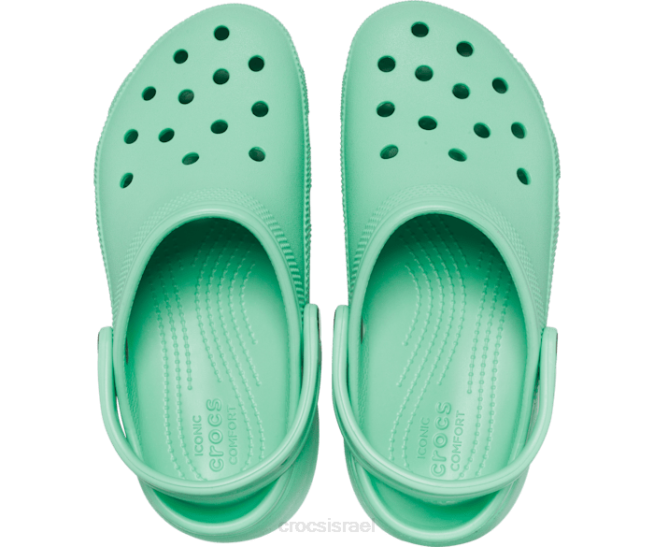 נעליים il Crocs נשים סתימת פלטפורמה קלאסית אבן ירקן 2DZ4100