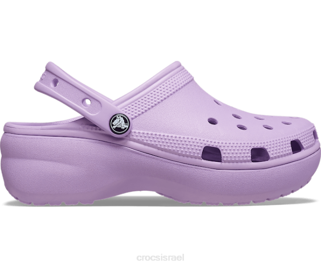 נעליים il Crocs נשים סתימת פלטפורמה קלאסית סַחְלָב 2DZ4102