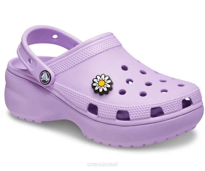 נעליים il Crocs נשים סתימת פלטפורמה קלאסית סַחְלָב 2DZ4102