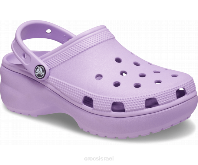 נעליים il Crocs נשים סתימת פלטפורמה קלאסית סַחְלָב 2DZ4102