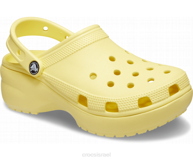 נעליים il Crocs נשים סתימת פלטפורמה קלאסית בננה 2DZ4103