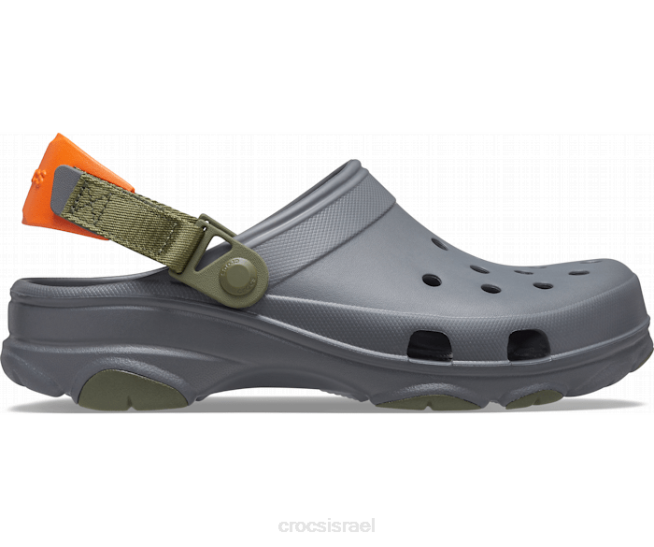נעליים il Crocs נשים סתימה לכל השטח צפחה אפור/רב 2DZ4109