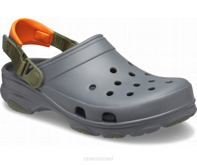 נעליים il Crocs נשים סתימה לכל השטח צפחה אפור/רב 2DZ4109