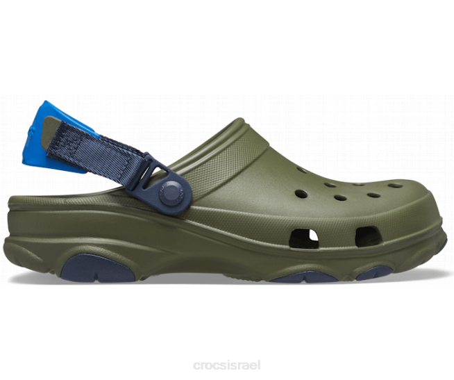 נעליים il Crocs נשים סתימה לכל השטח ירוק צבאי/צי 2DZ4110