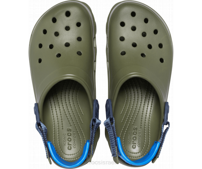 נעליים il Crocs נשים סתימה לכל השטח ירוק צבאי/צי 2DZ4110