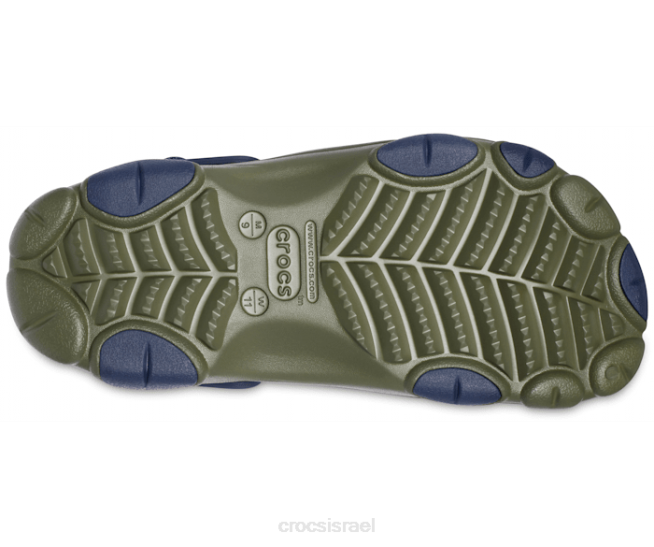 נעליים il Crocs נשים סתימה לכל השטח ירוק צבאי/צי 2DZ4110