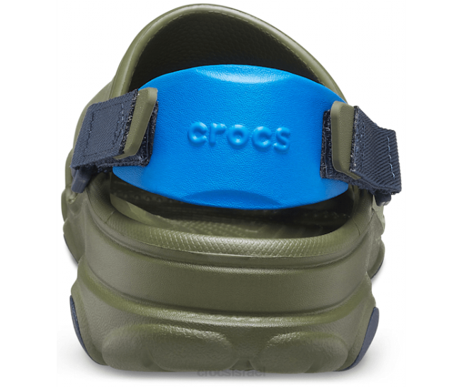 נעליים il Crocs נשים סתימה לכל השטח ירוק צבאי/צי 2DZ4110