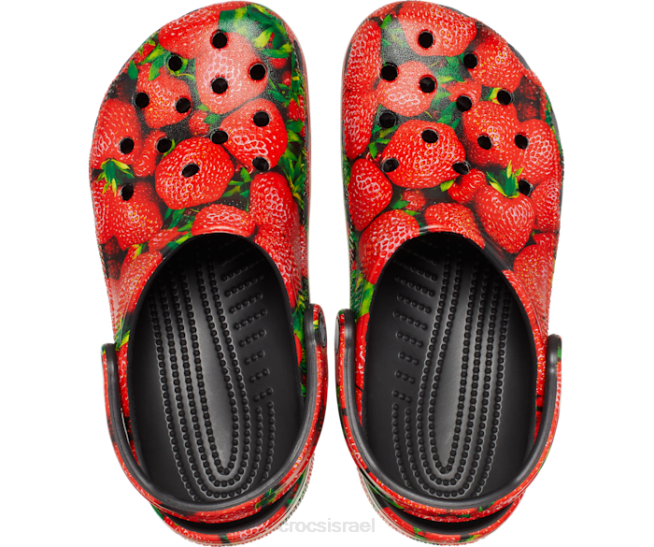 נעליים il Crocs נשים סתימה היפר-אמיתית קלאסית אדום שחור 2DZ4123