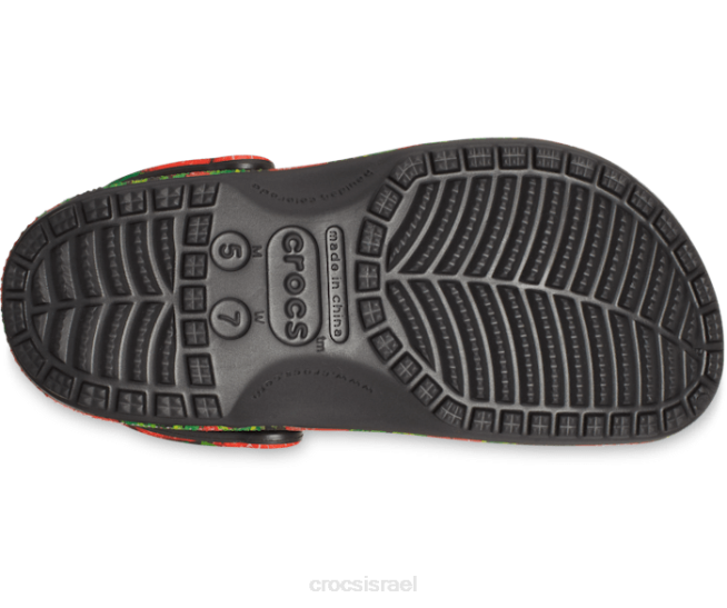 נעליים il Crocs נשים סתימה היפר-אמיתית קלאסית אדום שחור 2DZ4123