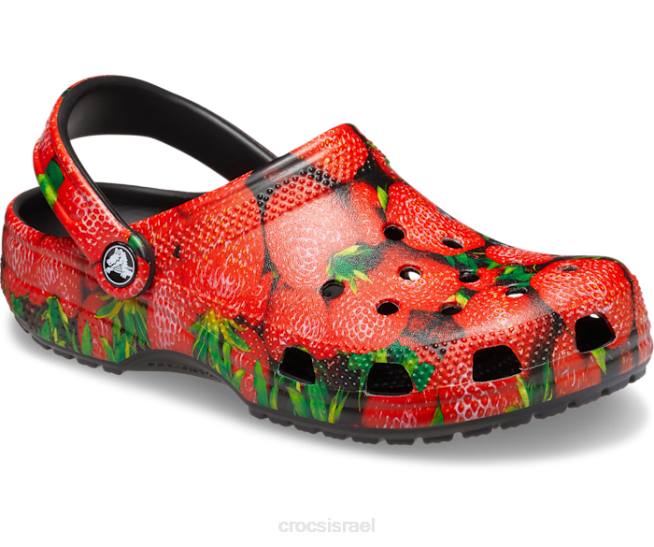 נעליים il Crocs נשים סתימה היפר-אמיתית קלאסית אדום שחור 2DZ4123