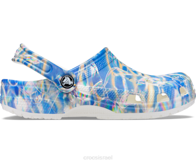 נעליים il Crocs נשים סתימה היפר-אמיתית קלאסית רב/לבן 2DZ4124