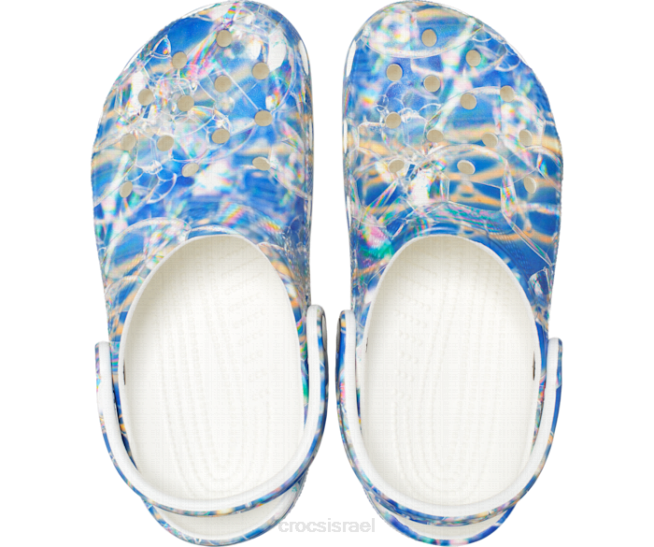 נעליים il Crocs נשים סתימה היפר-אמיתית קלאסית רב/לבן 2DZ4124