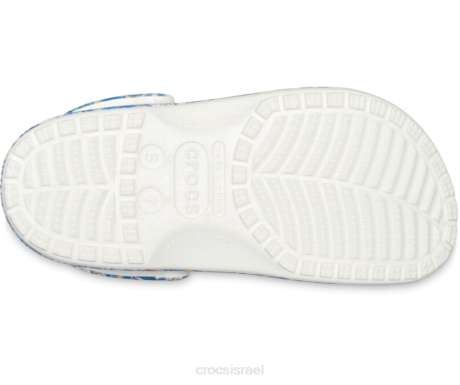 נעליים il Crocs נשים סתימה היפר-אמיתית קלאסית רב/לבן 2DZ4124