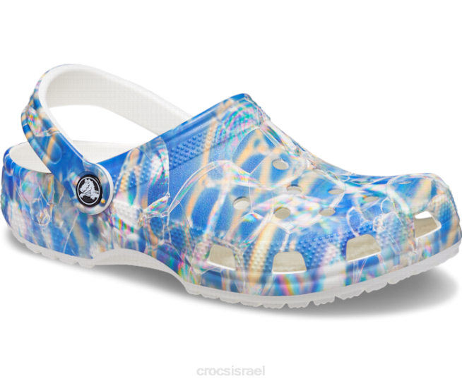 נעליים il Crocs נשים סתימה היפר-אמיתית קלאסית רב/לבן 2DZ4124