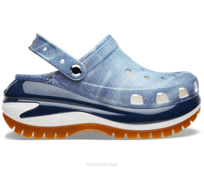 נעליים il Crocs נשים קבק ג'ינס מגה קראש לבן/רב 2DZ4126