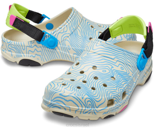 נעליים il Crocs נשים סתימה טופוגרפית לכל השטח עצם/רב 2DZ4135