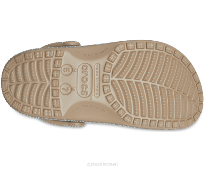 נעליים il Crocs נשים סתימה טופוגרפית קלאסית חאקי/מולטי 2DZ4136