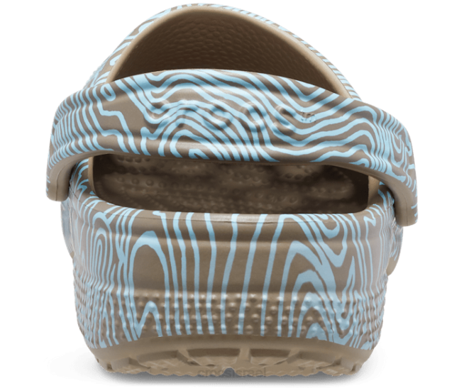 נעליים il Crocs נשים סתימה טופוגרפית קלאסית חאקי/מולטי 2DZ4136