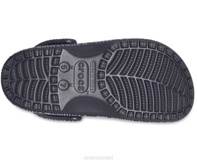 נעליים il Crocs נשים סתימה טופוגרפית קלאסית חיל הים/מולטי עמוק 2DZ4137