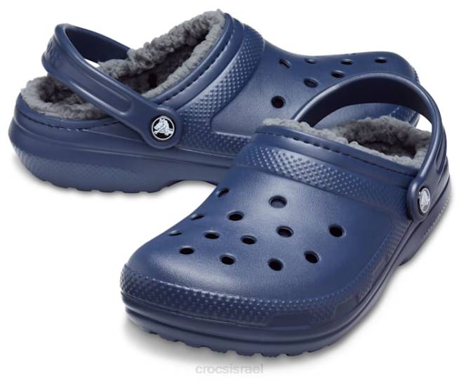 נעליים il Crocs נשים קבקנית מרופדת קלאסית חיל הים/פחם 2DZ4139