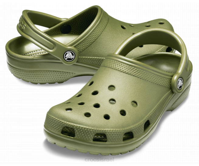 נעליים il Crocs נשים סתימה קלאסית צבא ירוק 2DZ413