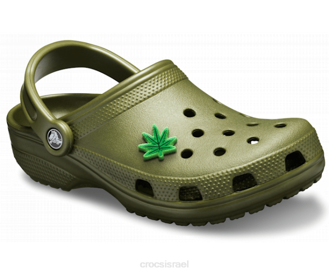 נעליים il Crocs נשים סתימה קלאסית צבא ירוק 2DZ413