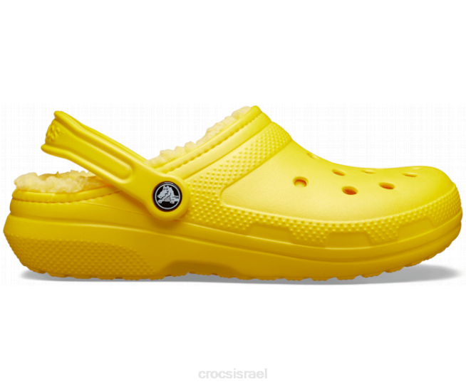 נעליים il Crocs נשים קבקנית מרופדת קלאסית לימון 2DZ4143