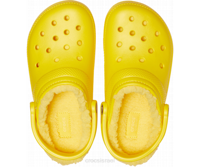 נעליים il Crocs נשים קבקנית מרופדת קלאסית לימון 2DZ4143