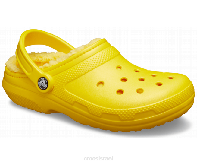 נעליים il Crocs נשים קבקנית מרופדת קלאסית לימון 2DZ4143