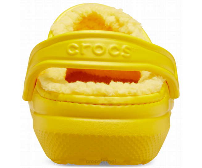 נעליים il Crocs נשים קבקנית מרופדת קלאסית לימון 2DZ4143
