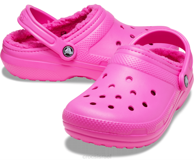 נעליים il Crocs נשים קבקנית מרופדת קלאסית ורוד חשמלי 2DZ4144