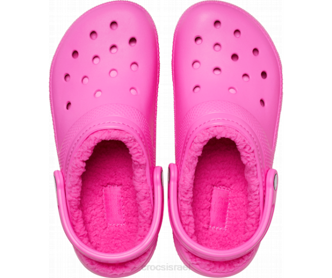 נעליים il Crocs נשים קבקנית מרופדת קלאסית ורוד חשמלי 2DZ4144