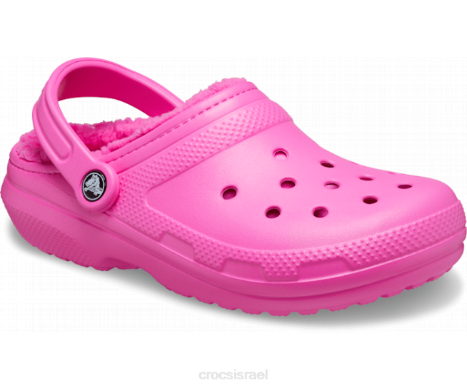 נעליים il Crocs נשים קבקנית מרופדת קלאסית ורוד חשמלי 2DZ4144