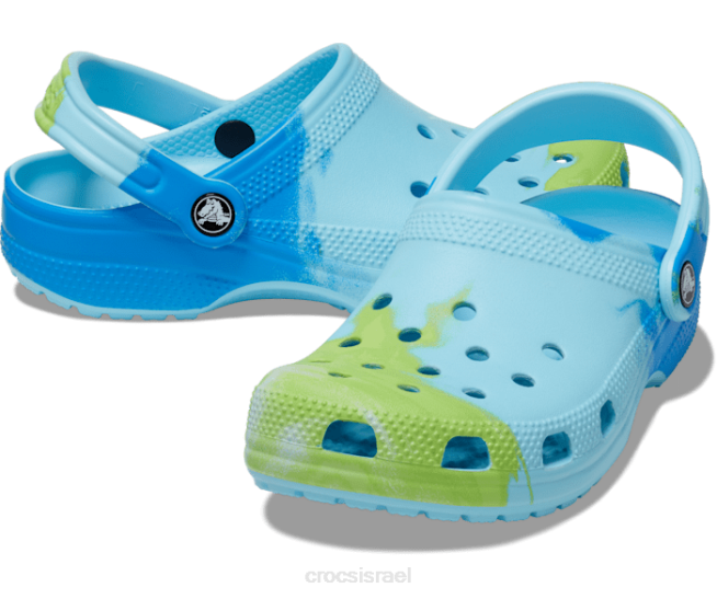 נעליים il Crocs נשים קבק אומבר קלאסי ארקטי/רב 2DZ4148