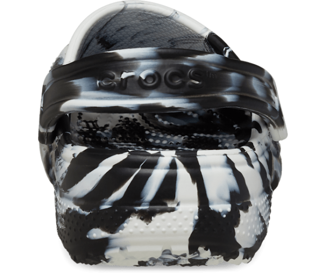 נעליים il Crocs נשים קבקב שיש קלאסי לבן שחור 2DZ4154