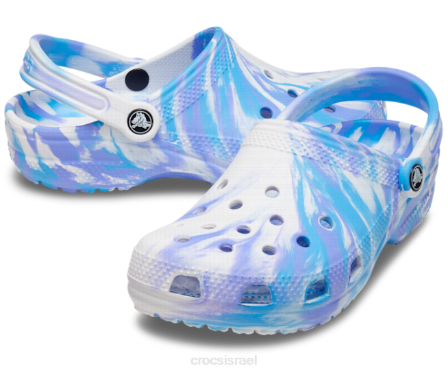 נעליים il Crocs נשים קבקב שיש קלאסי לבן/חמצן 2DZ4158