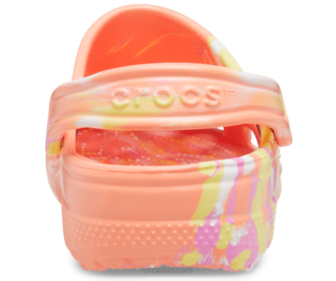 נעליים il Crocs נשים קבקב שיש קלאסי פפאיה/מולטי 2DZ4160