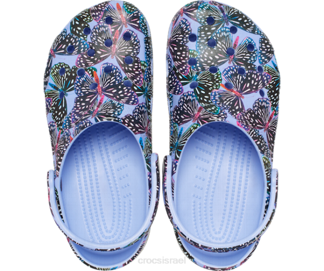 נעליים il Crocs נשים קבק פרפר קלאסי ג'לי ירח/מולטי 2DZ4163