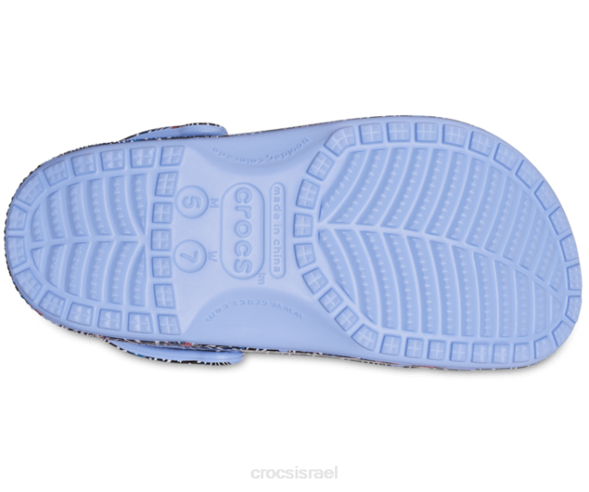 נעליים il Crocs נשים קבק פרפר קלאסי ג'לי ירח/מולטי 2DZ4163