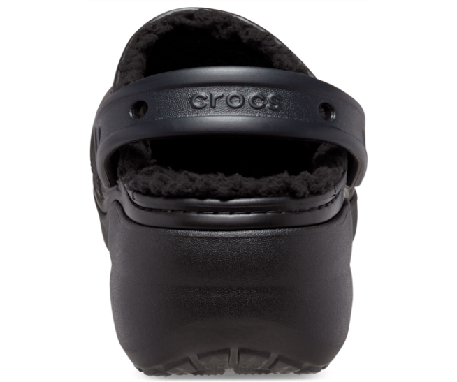 נעליים il Crocs נשים סתימה מרופדת פלטפורמה קלאסית שָׁחוֹר 2DZ4164