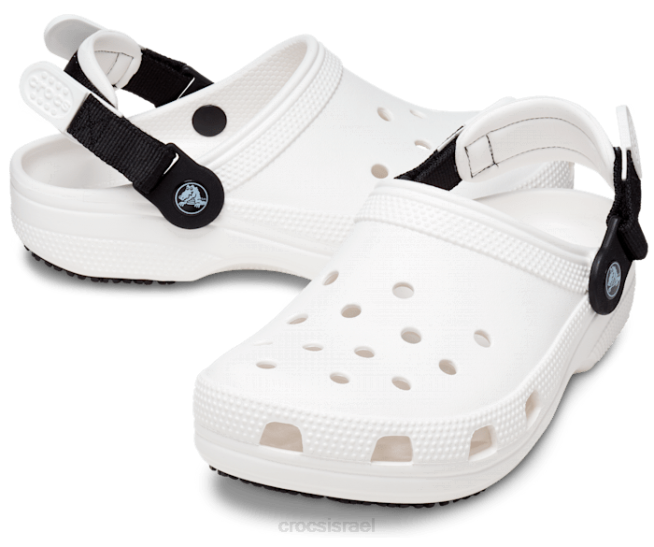 נעליים il Crocs נשים סתימת רצועה מתכווננת קלאסית לבן 2DZ4169
