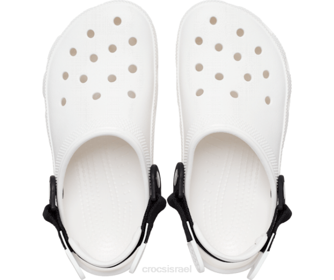 נעליים il Crocs נשים סתימת רצועה מתכווננת קלאסית לבן 2DZ4169