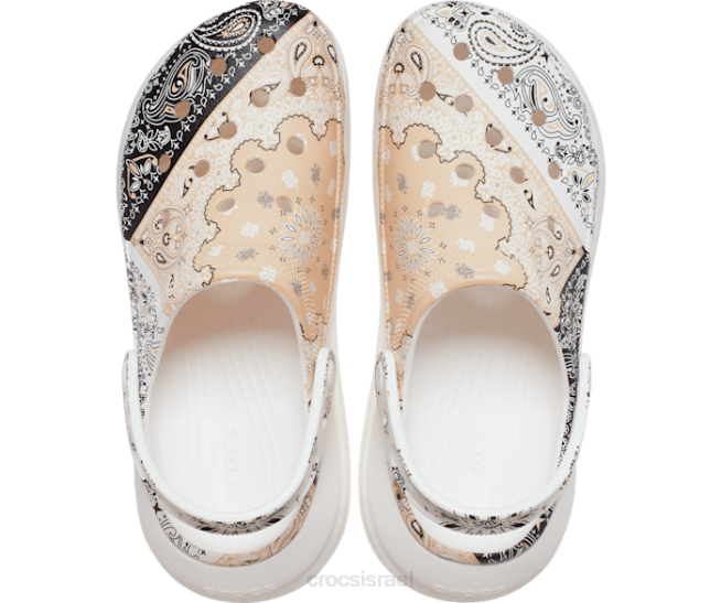 נעליים il Crocs נשים קבק בנדנה קראש קלאסי צ'אי/מולטי 2DZ4173