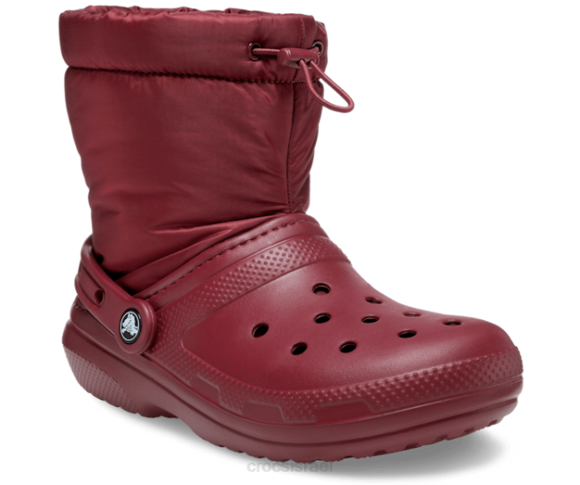 נעליים il Crocs נשים מגף ניאו פאף קלאסי עם קווים נוֹפֶך 2DZ4175