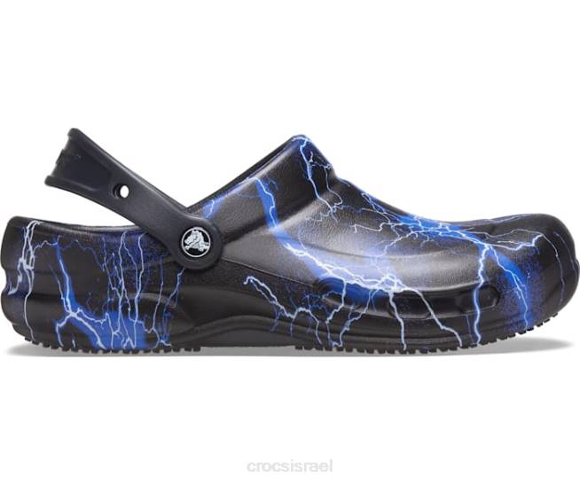 נעליים il Crocs נשים סתימה גרפית ביסטרו שחור/ברק 2DZ4184