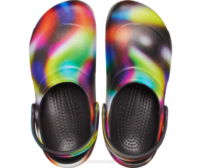 נעליים il Crocs נשים סתימה גרפית ביסטרו רב ניאון/שחור 2DZ4186