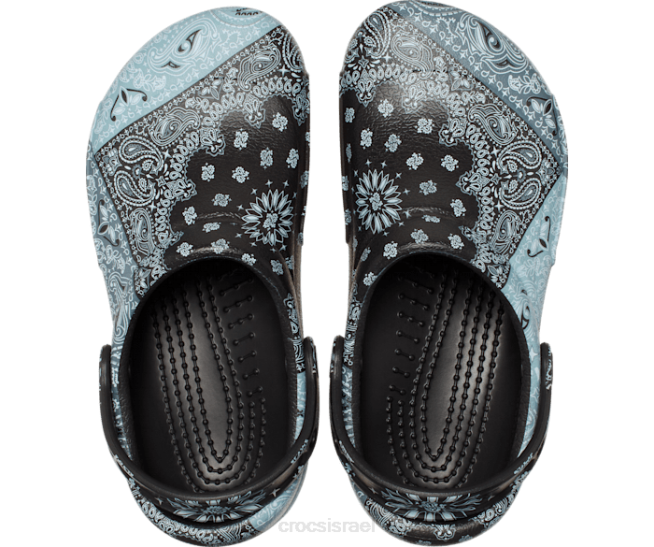 נעליים il Crocs נשים סתימה גרפית ביסטרו לבן שחור 2DZ4187