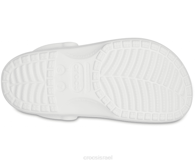 נעליים il Crocs נשים קבקב מרופד באיה לבן/אפור בהיר 2DZ4189