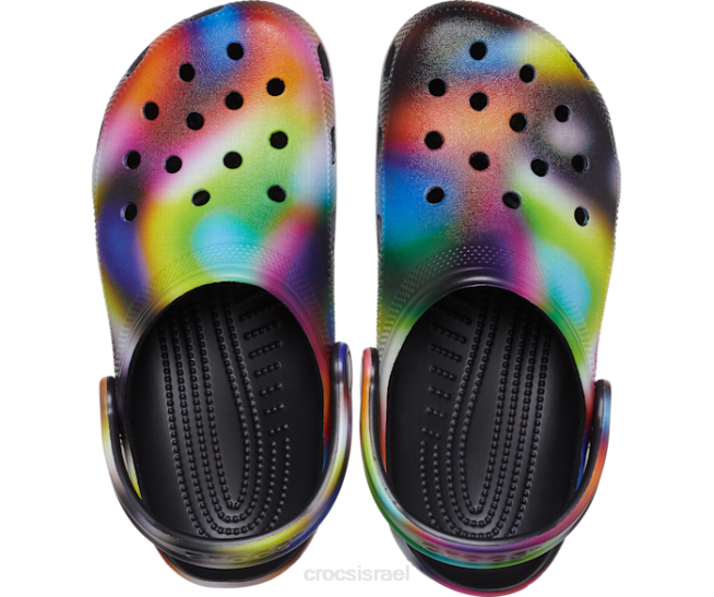 נעליים il Crocs נשים סתימה סולרית קלאסית שחור/רב 2DZ4193